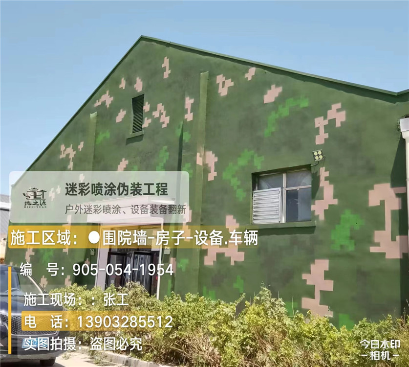 东方外墙数码迷彩漆施工报价清单（100㎡标准墙面测算）